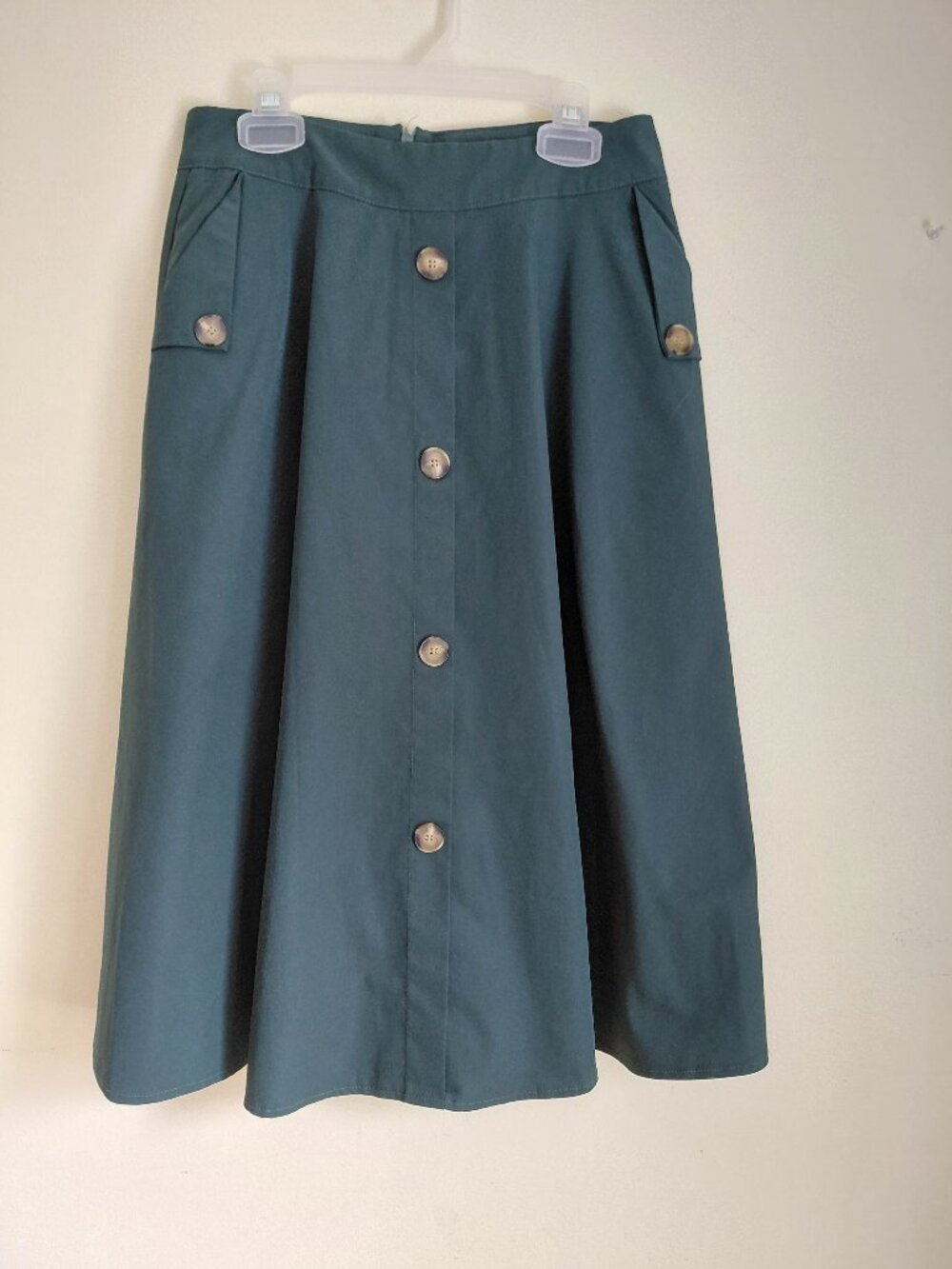 Forest Green Midi Skirt